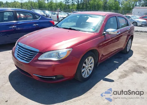 2013 Chrysler 200 Limited from USA, damaged, VIN 1C3CCBCGXDN528375